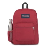 JanSport Cross Town Remix Backpack, Viking Red Heathered 600D - جان سبورت