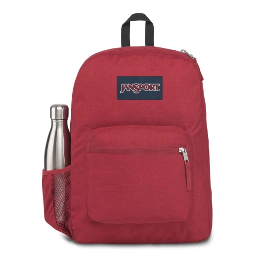 JanSport Cross Town Remix Backpack, Viking Red Heathered 600D JanSport Cross Town Remix Backpack, Viking Red Heathered 600D