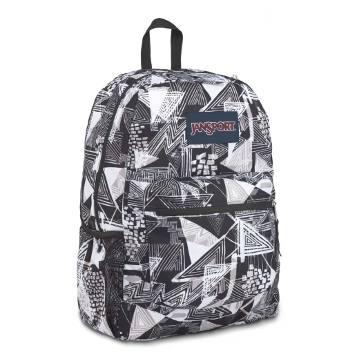 JanSport Cross Town Backpack,Black Street Lines - جان سبورت - Image 3