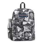 JanSport Cross Town Backpack,Black Street Lines - جان سبورت