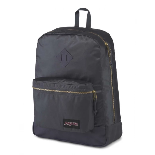 Jansport Super FX Backpack Deep Grey, Gold Premium Poly - جان سبورت - Image 3