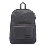 Jansport Super FX Backpack Deep Grey, Gold Premium Poly - جان سبورت