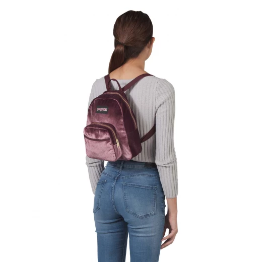 JanSport Half Pint FX Mini Backpack,  Dried Fig Velvet - جان سبورت - Image 2