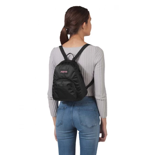 JanSport Half Pint  FX Mini Backpack, Luscious Black - جان سبورت - Image 2