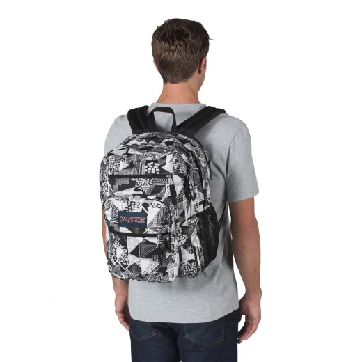 JanSport Big Student Backpack,Black Street Lines - جان سبورت - Image 3