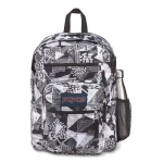 JanSport Big Student Backpack,Black Street Lines - جان سبورت