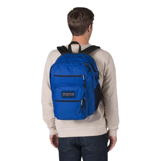 JanSport Big Student Backpack, Border Blue - جان سبورت - Image 3