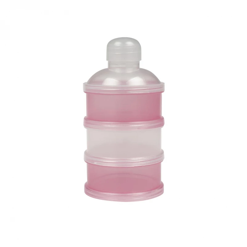 Safari Milk Powder Container 3 Pack, Pink