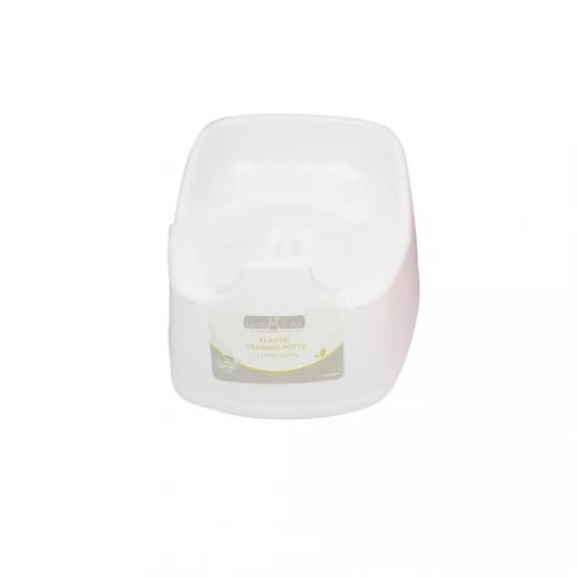 Plastic Potty Chair, White Plastic Potty Chair, White