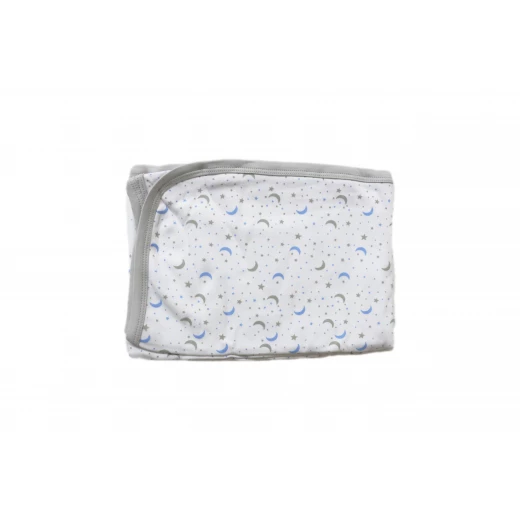Baby Cotton Blanket, Grey&White, Stars Shape Baby Cotton Blanket, Grey&White, Stars Shape