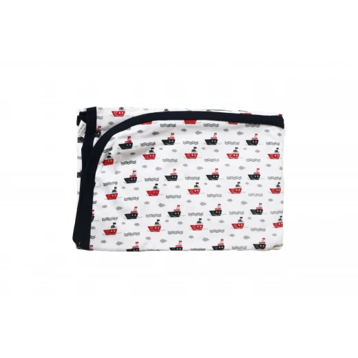 Baby Cotton Blanket, Black&White Baby Cotton Blanket, Black&White
