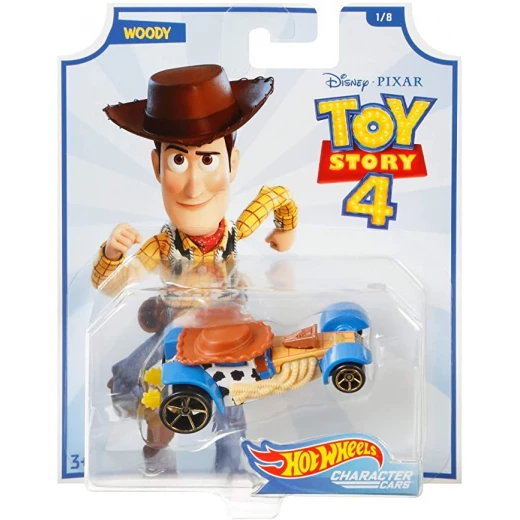 Disney Pixar Toy Story 4 Hot Wheels Character Cars - Woody Disney Pixar Toy Story 4 Hot Wheels Character Cars - Woody