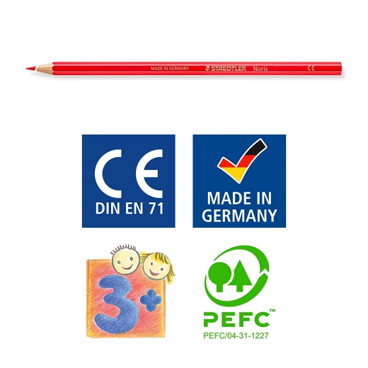 Staedtler Noris 144 Club Colouring Pencil in Metal Tin,36 Pack - ستدلر - Image 4