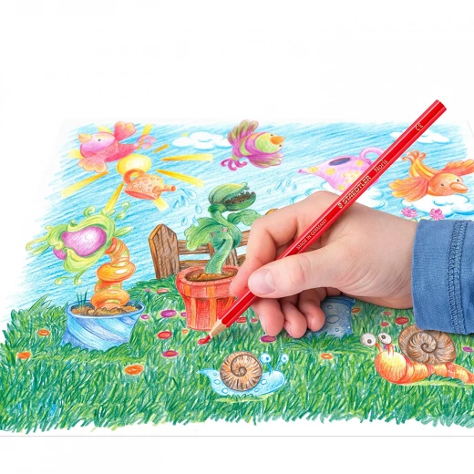 Staedtler Noris 144 Club Colouring Pencil in Metal Tin,36 Pack - ستدلر - Image 3