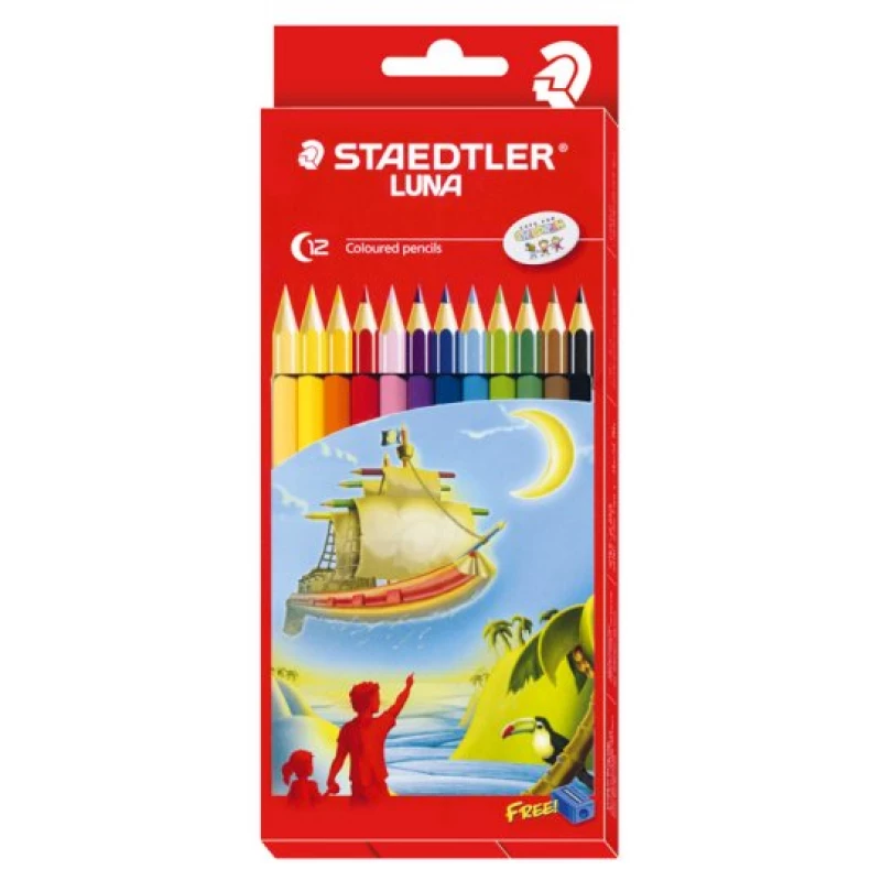 Staedtlers Luna Colour Pencils, Pack of 12 - ستدلر