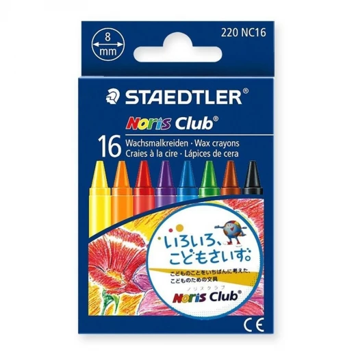 Staedtlers Noris® 220 Wax Crayon, Pack of 16 Staedtlers Noris® 220 Wax Crayon, Pack of 16