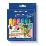 Staedtlers Noris Gel Twister Crayon Basic Effect Colours, Pack of 6 - ستدلر
