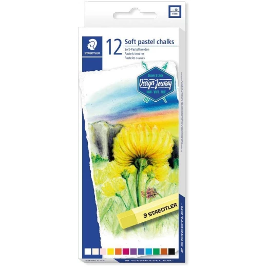 Staedtlers Karat Soft Pastel Chalk in Cardboard Box, Pack of 12 Staedtlers Karat Soft Pastel Chalk in Cardboard Box, Pack of 12