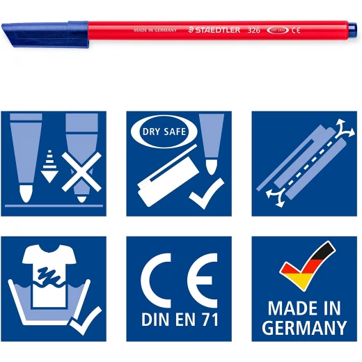 Staedtler Noris Fibre-Tip Pen, Pack of 20 - ستدلر - Image 4