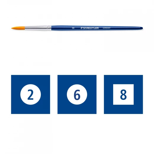 Staedtler Synthetic Brush, Pack of 3 - ستدلر - Image 5