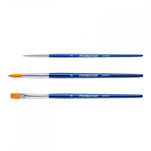 Staedtler Synthetic Brush, Pack of 3 - ستدلر - Image 6