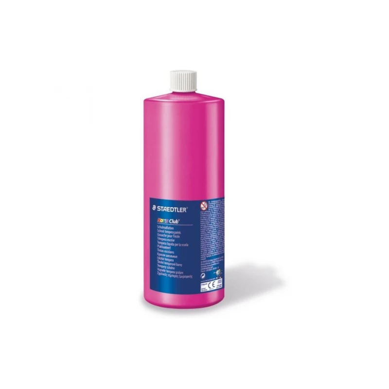Staedtler Noris School Tempera Paints 1000 ml, Pink - ستدلر