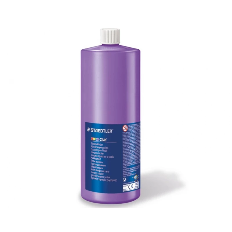 Staedtler Noris School Tempera Paints 1000 ml, Violet - ستدلر