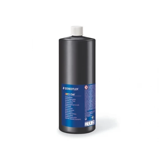 Staedtler Noris School Tempera Paints 1000 ml, Black Staedtler Noris School Tempera Paints 1000 ml, Black