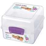 Sistema Lunch Cube To Go,1.4 Litre - Purple - Sistema