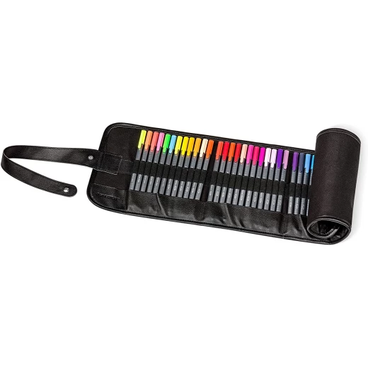 Staedtler Triplus Fineliner Triangular Roll-up Case, 48 قم - ستدلر - Image 4