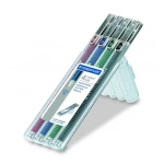 Staedtler Triplus Ball Ballpoint Pen Desktop Box 0.45 mm, Pack of 4 - ستدلر