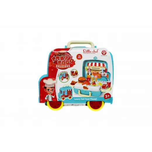 Little Chef Suitcase Fast Food on Wheels Little Chef Suitcase Fast Food on Wheels
