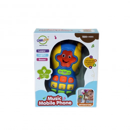 Little Mimos Baby Toy 2 in 1 Microphone Speck, Blue Little Mimos Baby Toy 2 in 1 Microphone Speck, Blue