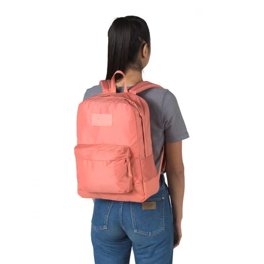 JanSport Mono Superbreak Backpack, CrabApple - جان سبورت - Image 3