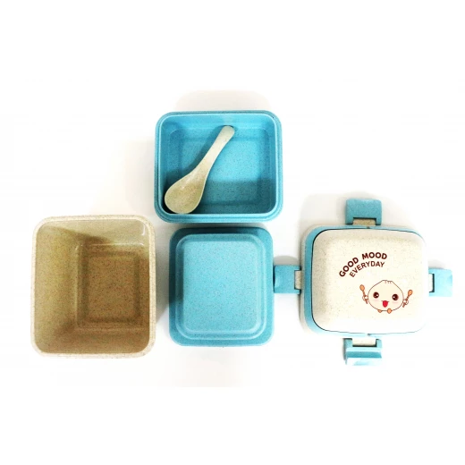 Kids School Lunch Box, Blue Kids School Lunch Box, Blue