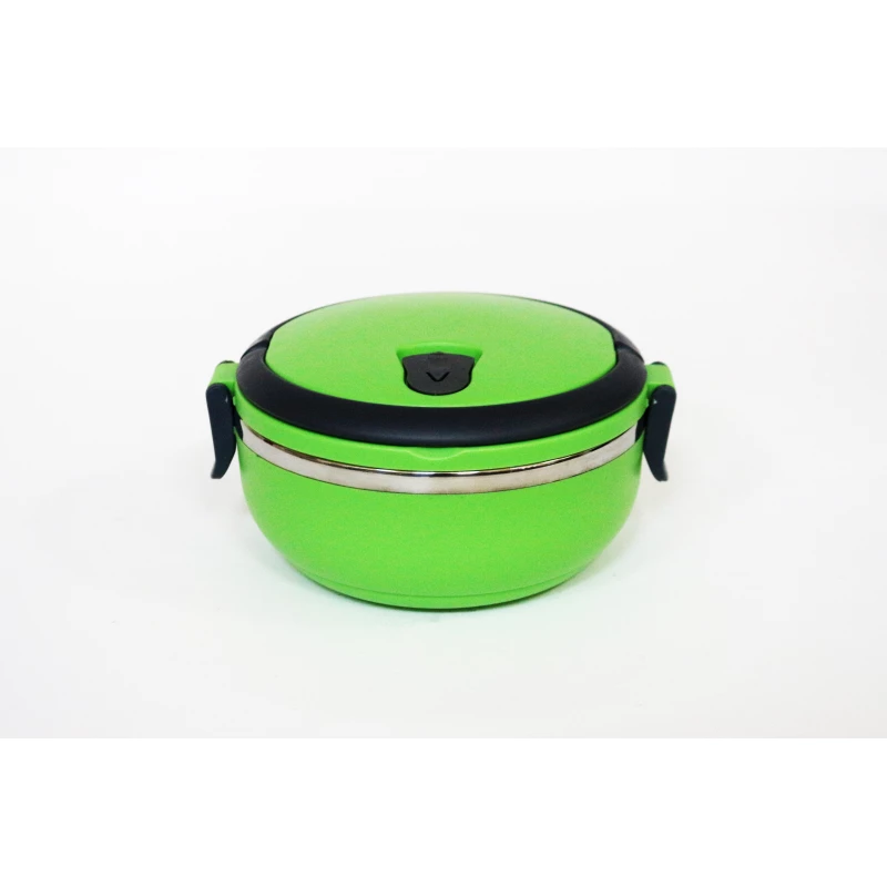 Lunch Box with One Layer Stainless Steel 700 ml, Green