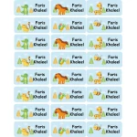 Tob3a Book Labels, Animals - طبعة