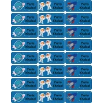 Tob3a Book Labels, Galaxy - طبعة