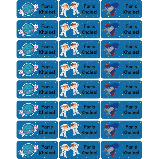 Tob3a Book Labels, Galaxy Tob3a Book Labels, Galaxy