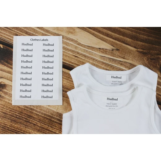 Tob3a 20 Clothes Labels, White Labels - طبعة - Image 2