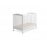 Italbaby Flash Ivory Wooden Cot, White - إيتال بيبي