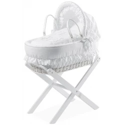 Italbaby Basket Chic Nest Happy Family, White