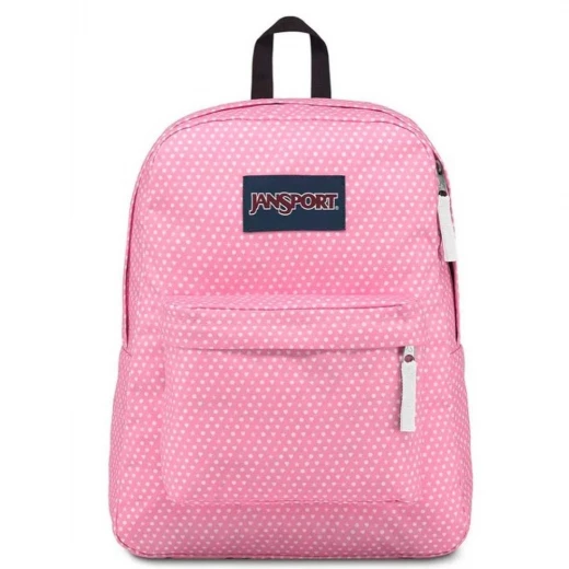 حقيبة ظهر JanSport SuperBreak ، أيقونات بريزم بينك حقيبة ظهر JanSport SuperBreak ، أيقونات بريزم بينك