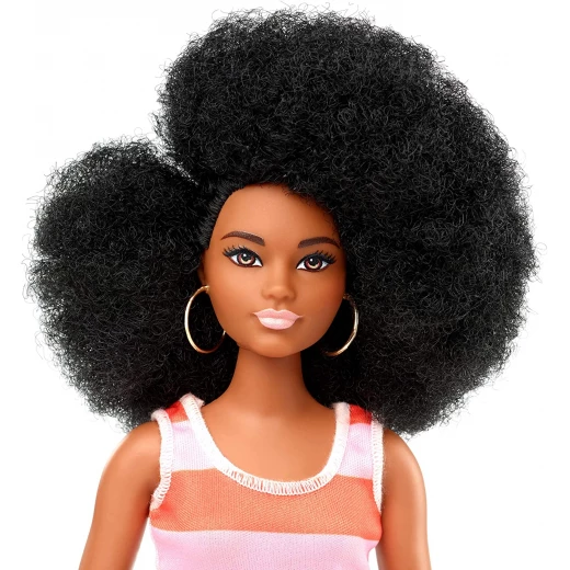 Mattel Barbie Fashionistas Curny Doll With Black Hair - باربي - Image 3
