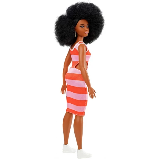 Mattel Barbie Fashionistas Curny Doll With Black Hair - باربي - Image 4