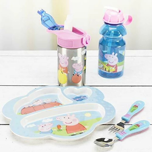 Zak Designs Peppa Pig Stainless Steel Water Bottles, 15 oz - زاك ديزاينز - Image 3