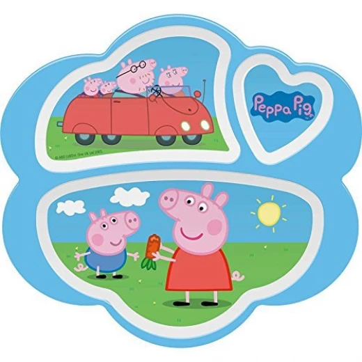 زاك ديزاينز PeppaPig مقسمة من 3 أقسام زاك ديزاينز PeppaPig مقسمة من 3 أقسام