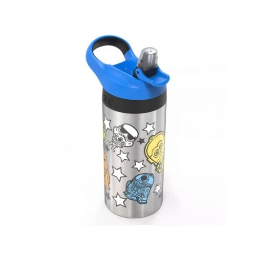 Zak Designs Star Wars Stainless Steel Water Bottle, 19.5oz Zak Designs Star Wars Stainless Steel Water Bottle, 19.5oz