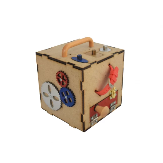 Mini Me Skills Busy Box Toddler Learning Activity Sensory Box