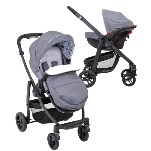 Graco Evo Travel System, اسود Party - جراكو - Image 3